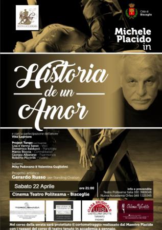 Spettacolo Michele Placido - Bisceglie (BT) (22 Aprile 2017)