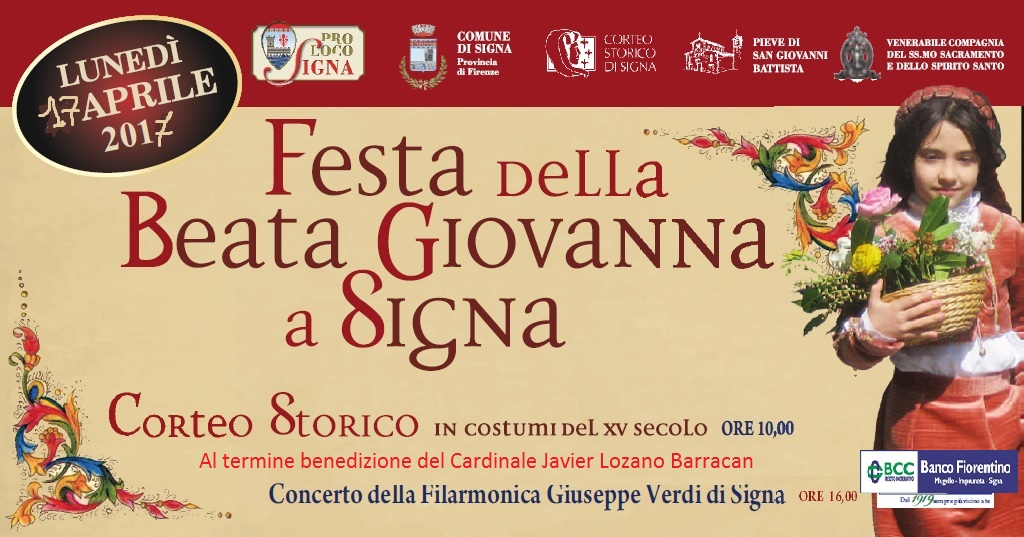 Festa Beata Giovanna - Signa (FI) (16 Aprile 2017)