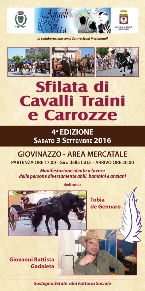 Sfilata di cavalli, traini e carrozze - Giovinazzo (BA) (3 Settembre 2016)