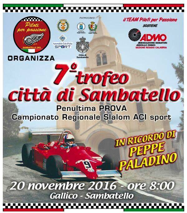 Trofeo Città di Sambatello - Sambatello (RC) (20 Novembre 2016)