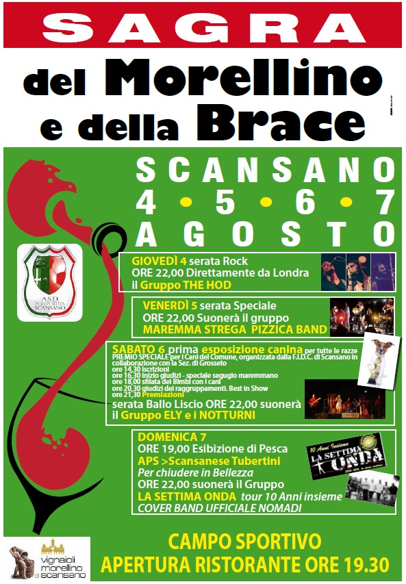 Sagra del morellino e della brace - Scansano (GR) (4/7 Agosto 2016)